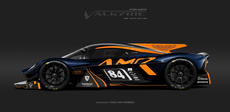 Illustration for article titled The Aston Martin Valkyrie Looks Especially Good In Classic Racing Liveries